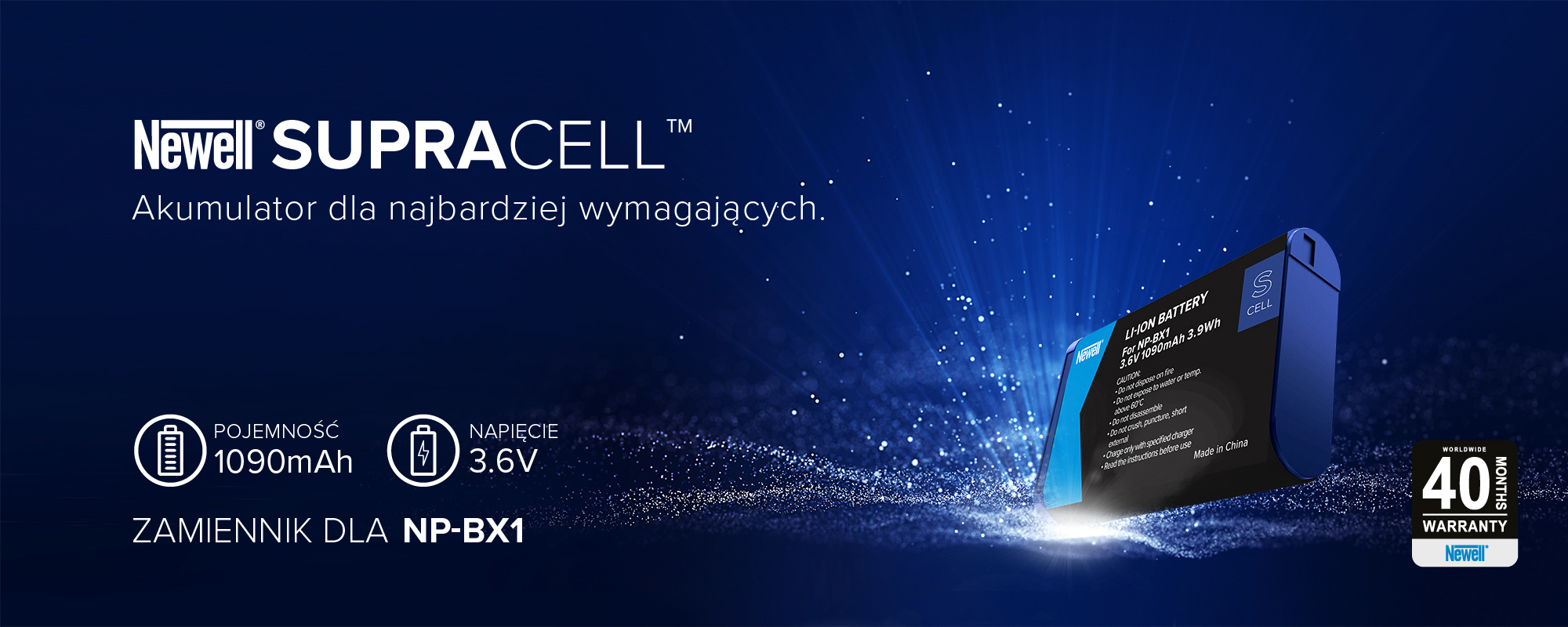 Akumulator Newell SupraCell Protect zamiennik NP-BX1 do Sony